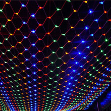 Rede de luzes de Natal com 200 LEDs, 3m x 2m, 8 modos.