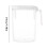 Glaskaffeebecher mit Deckel und Strohhalm, 450 ml 3