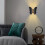 Sort LED væglampe IP65Aluminium15x15x7cm 1