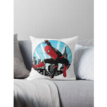 Funda de cojín AIVO Spider-Man negra y roja de doble cara