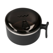 Tigela de sopa em aço inoxidável de 975 ml (33 oz) com tampa ventilada.