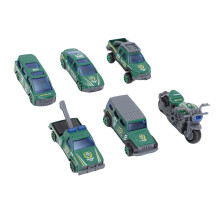 6 Stück 1:64 Typ 1 Metall-Spielzeugautos-Set - Mehrfarbig