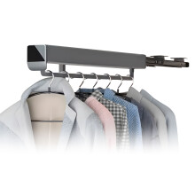 Quiet Moving Aluminum Garment Rack Flexible Design Maximizes-51