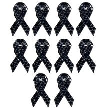 Lovely Multi Colored Bows Tie Brooch Pin For-black and black