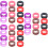 Silicone Scissor Finger Rings 36 Pcs 1