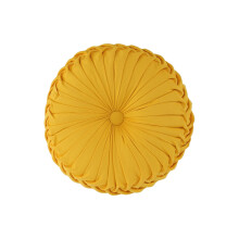 Levtex Home St. Ives díszpárna, 40 cm, kerek, sárga
