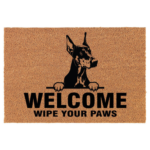 Coco Coir Doormat Welcome Design 24 x 16 inches
