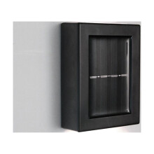 Lampe de jardin solaire murale pour extérieur, montée et descente