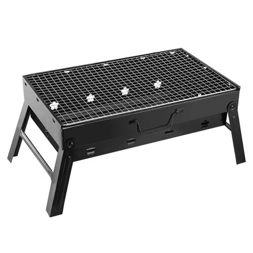 Φορητή πτυσσόμενη ψησταριά BBQ με κάρβουνο για κάμπινγκ