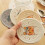 Set van 4 gevlochten placemats voor de eettafel 5