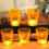 Halloween kranie lysestage flammeløs lampe 2