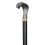 Cobra Head Walking Stick Brass Steel Gothic 1