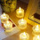 LED tea lights rechargeable with remote timer 12 pcs 3