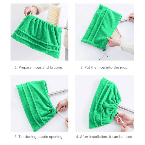 Household Sweeping Mop Cloth Absorbing Water 2026 Clearance 1