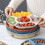 Candy Plate Round Food-Grade PP 5-Compartment Serving Tray 4