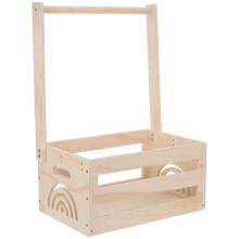 Baby Aufbewahrungskiste Holz Hängeregale Natürlicher Khaki