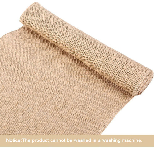 Jute Table Runner Rustic Flaxen 10x200cm 1