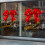 Christmas Window Clings Red Bow Double-Sided Decals 4