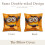Fronha Minions com estampa dupla face, 40x40cm (16x16 polegadas) 2