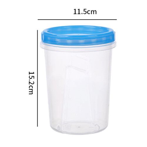 Rygai stackable transparent food containers with lids 6 pcs 1