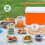 Rygai stackable transparent food containers with lids 6 pcs 5