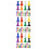 240Pcs Assorted Color Plastic Chess Pieces for Board Game Play Sets 1
