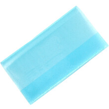 Album Souple Bleu Ciel PVC Pour Cartes Billets Voyage