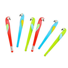 6Pcs Blue Pens Creative Parrot Design for Writing and Study