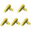 10Pcs Durable Yellow Polyester Lifting Straps for Hoist and Winch Use 1