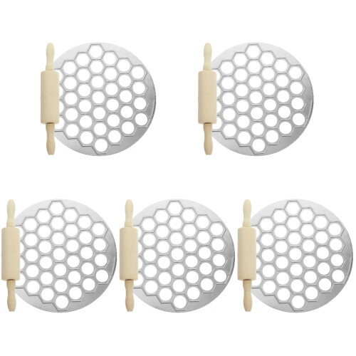 5Sets Multi-Hole Pelmeni Maker Aluminum Dumpling Mold Kitchen Gadget