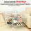 Metal Shoe Rack 3-Tier Stackable Organizer for 9 Pairs 4