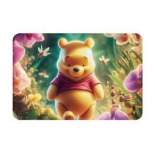 Nalle Puh flanellmatta inomhus 40x60 cm