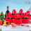 Christmas gift bag red festive design 1 piece 1