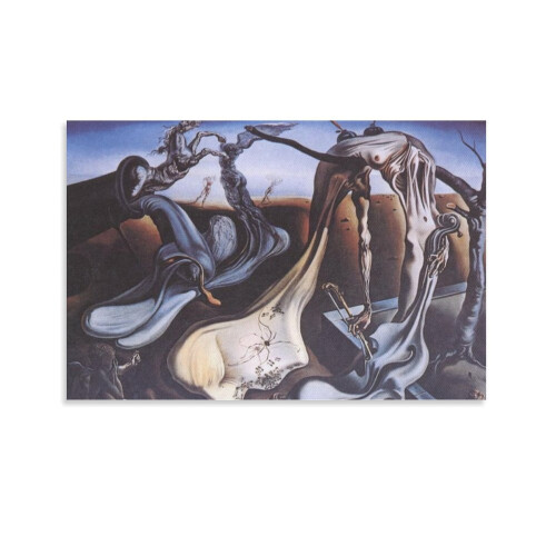Affiche murale Salvador Dali « L'Araignée du soir » 12x18
