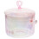 Glass Saucepan with Lid Pink 1 Piece 1