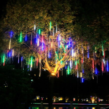 Vianočná LED trubica Topliu s meteorickým rojom 30 cm