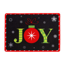 Tapis de Noël antidérapant, résistant aux taches et ultra-fin