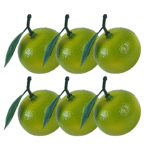 Arance artificiali decorative, 6 pezzi