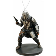Ornament de Crăciun Mandalorian din PVC, 10 cm