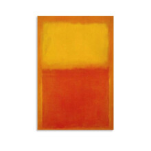 Oranssi ja keltainen1956Mark Rothkon canvas-taulu, 20x30