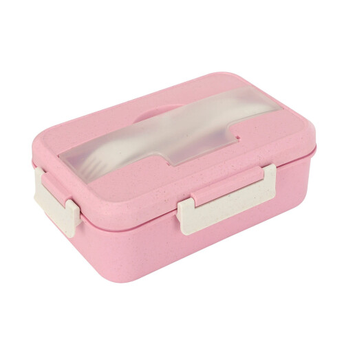 Bento Lunch Box για παιδιά & ενήλικες, στεγανό από ίνες σιταριού,