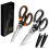 KQJQS Kitchen Scissors Set Stainless Steel 2PCS 1