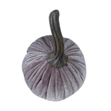 Halloween fluwelen pompoenen, zachte gevulde decoratie, 3 stuks