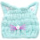 Microvezel haarhanddoek, blauw, zacht, absorberend, sneldrogend. 1
