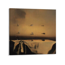 Impression sur toile « Écho morphologique de Salvador Dali »