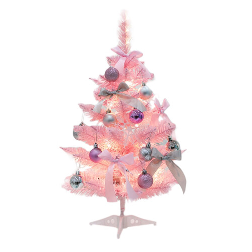 Viflosae Christmas Mini Tree 24" Flocked with Berries and 1