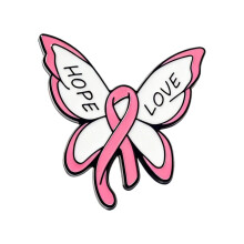 1/5/10/20/50 Stuks Stijlvolle Roze Lint Vlinder Broche Revers-1