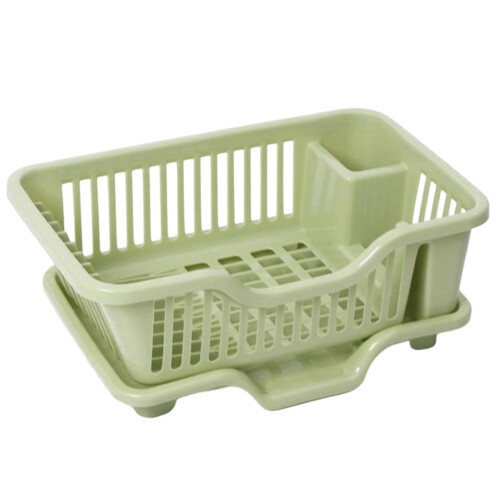 Large Thickened Bowls Drainer Heavy Duty Plastic Drying-Green
