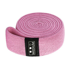 Bande élastique de boucle de résistance aux fessiers, bande-Rose