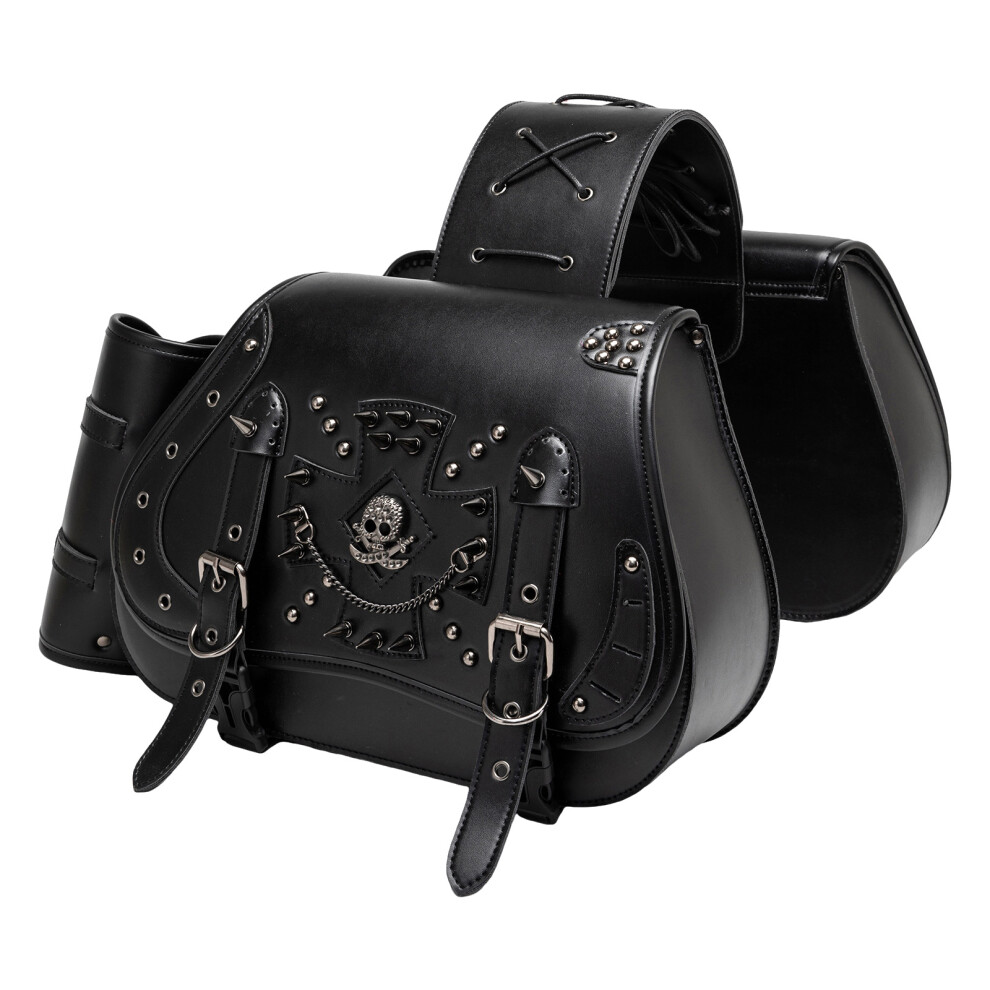 Retro Style Saddlebag Motorcycle Tool Bag Waterproof Travel 7627001486539